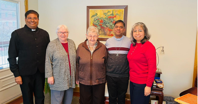 Meeting with the Holy Cross Sisters in Montreal on 25th February 2025.