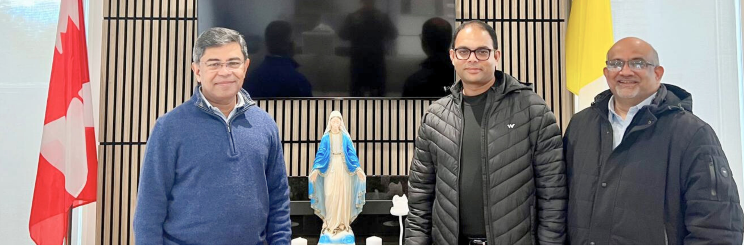 A Warm Visit: Provincials of Holy Cross Provinces in India visited the HCFM National Office at Niagara Falls