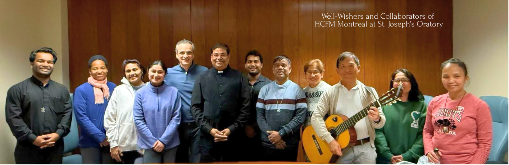The Meeting with Well-Wishers and Collaborators of HCFM Montreal at St. Joseph’s Oratory
