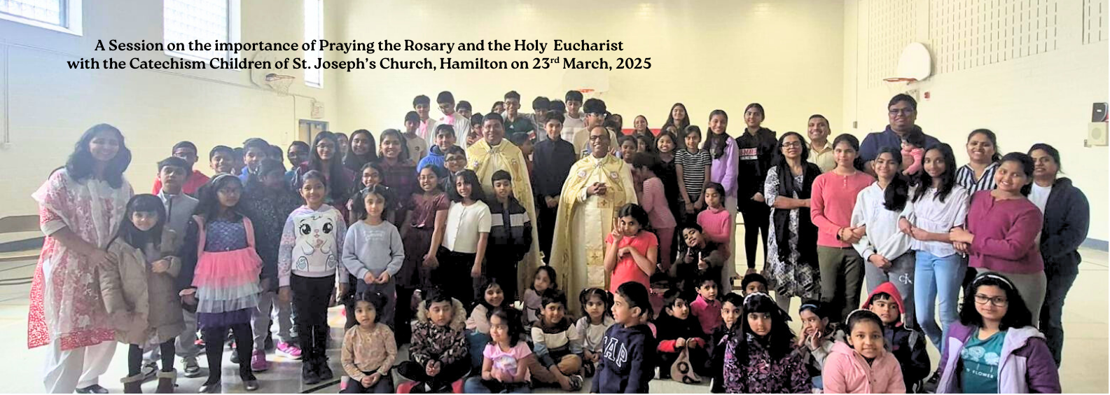 A Memorable Encounter with the Catechism Children of St. Joseph’s Church, Hamilton