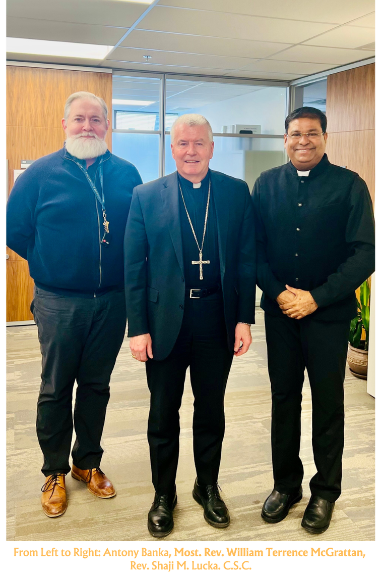 Meeting with the Bishop of the Diosece of Calgary, Alberta